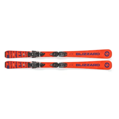 Juniorské lyže na zjazdovku - on piste s viazaním BLIZZARD Firebird COMP. JR + FDT JR 4.5, orange