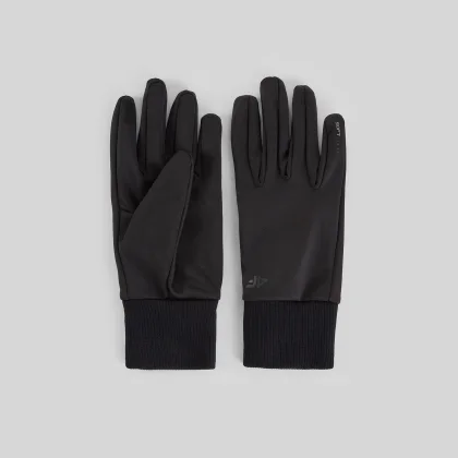 Softshellové rukavice Touch Screen unisex - čierne