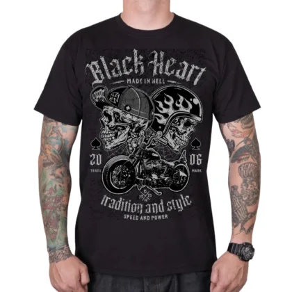 BLACK HEART Traditional and Style čierna - 3XL