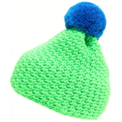 Zimní čepice BLIZZARD Mixer, green blue