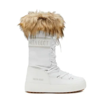 Dámske vysoké zimné topánky MOON BOOT MB LTRACK MONACO WP-A001 WHITE