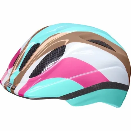 Ked Meggy II Trend rainbow retro blue cyklistická přilba