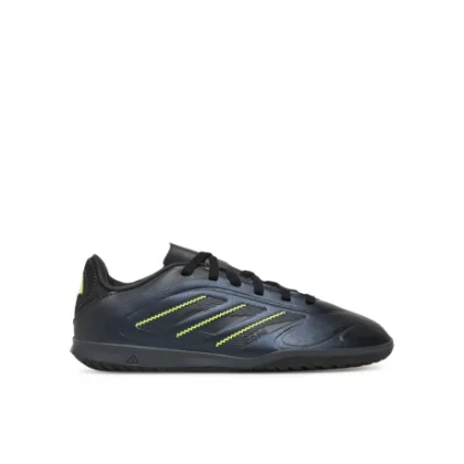 Chlapecké fotbalové kopačky halové ADIDAS Copa Pure III Club K IN core black dgh solid grey lucid lemon