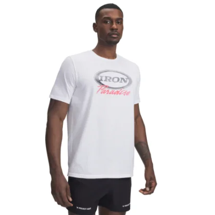 Pánské tričko s krátkým rukávem UNDER ARMOUR PROJECT ROCK Iron SS-WHT