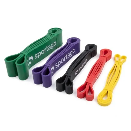 Posilovací gumy Sportago Pase - základní set 5 gum - Pase 2