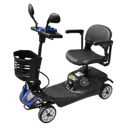 RACCEWAY Elektrický čtyřkolový vozík Solid modrý