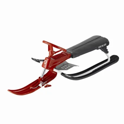 HAMAX Detské sánky Snowblade dvojmiestne čierno-červené