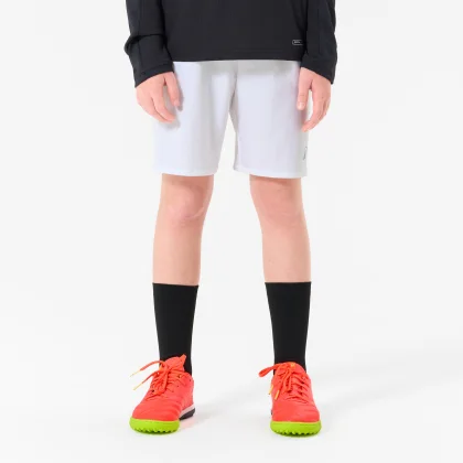 KIPSTA Detské futbalové šortky Viralto Club biele 7-8 r (123-130 cm)