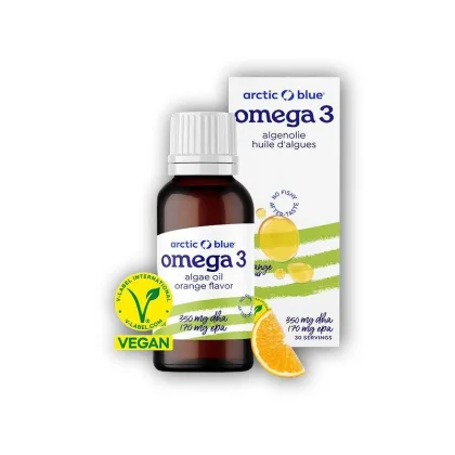 Arctic blue Kids Vegan Omega 3 30ml (350mg DHA, 170mg EPA, 30mg DPA)