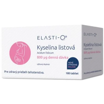 ELASTI-Q Kyselina listová 800 µg 180 tabliet