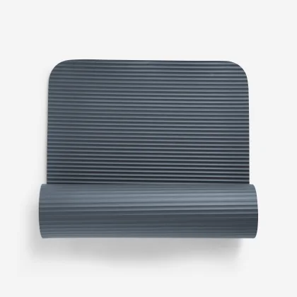 DOMYOS Podložka na pilates 10 mm modro-hnedá bez