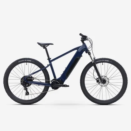 ROCKRIDER Horský elektrobicykel E-EXPL 140 29" hliník. rám modrý S (150-164 cm)