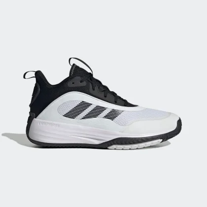 ADIDAS Obuv na basketbal pre dospelých Adidas Own The Game 3.0, biela/čierna 46