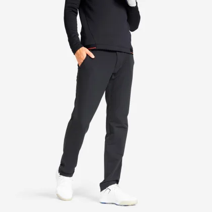 INESIS Pánske zimné golfové nohavice CW500 čierne XL-2XL