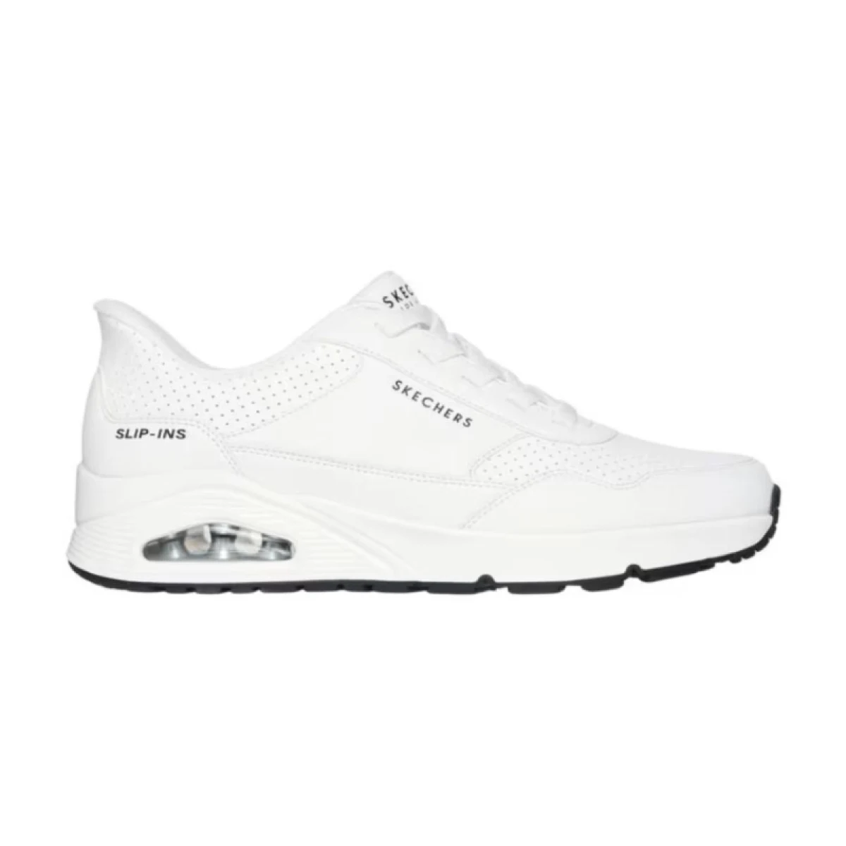 Pánska rekreačná obuv SKECHERS Uno Banksia Luxe Slip-Ins M white · záber 2