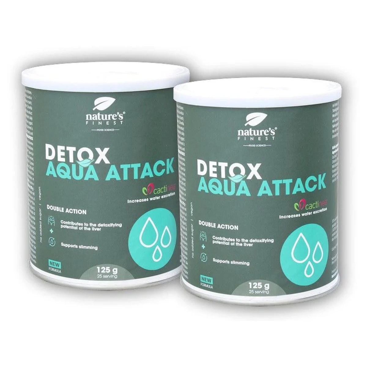Natures Finest 2x Detox aqua attack 125g · záber 1