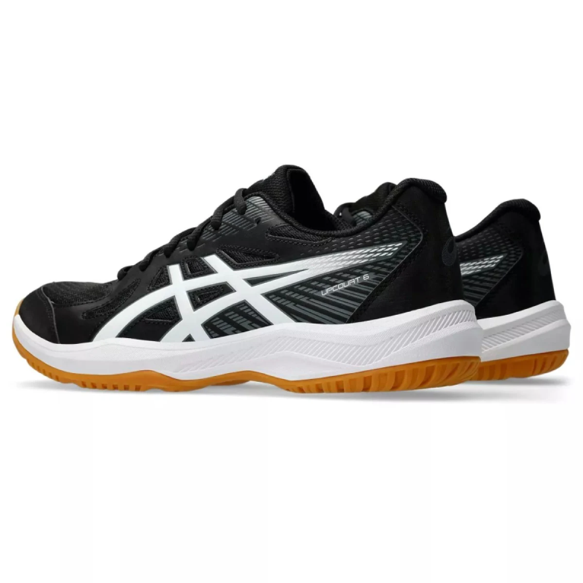 Pánska halová obuv ASICS Upocourt 6 M black white · záber 5