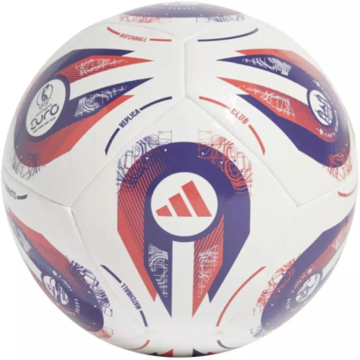 Futbalová lopta ADIDAS W EURO25 CLB WHITE PANTON PANTON · záber 1