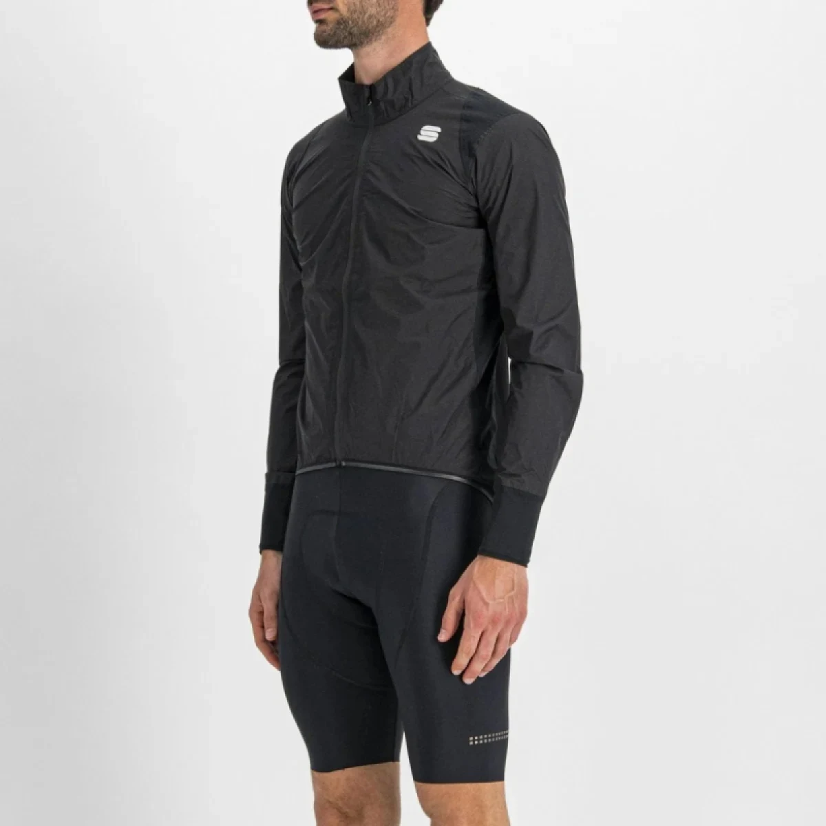 Pánská cyklistická bunda SPORTFUL Hot pack no rain jacket, black · záber 4