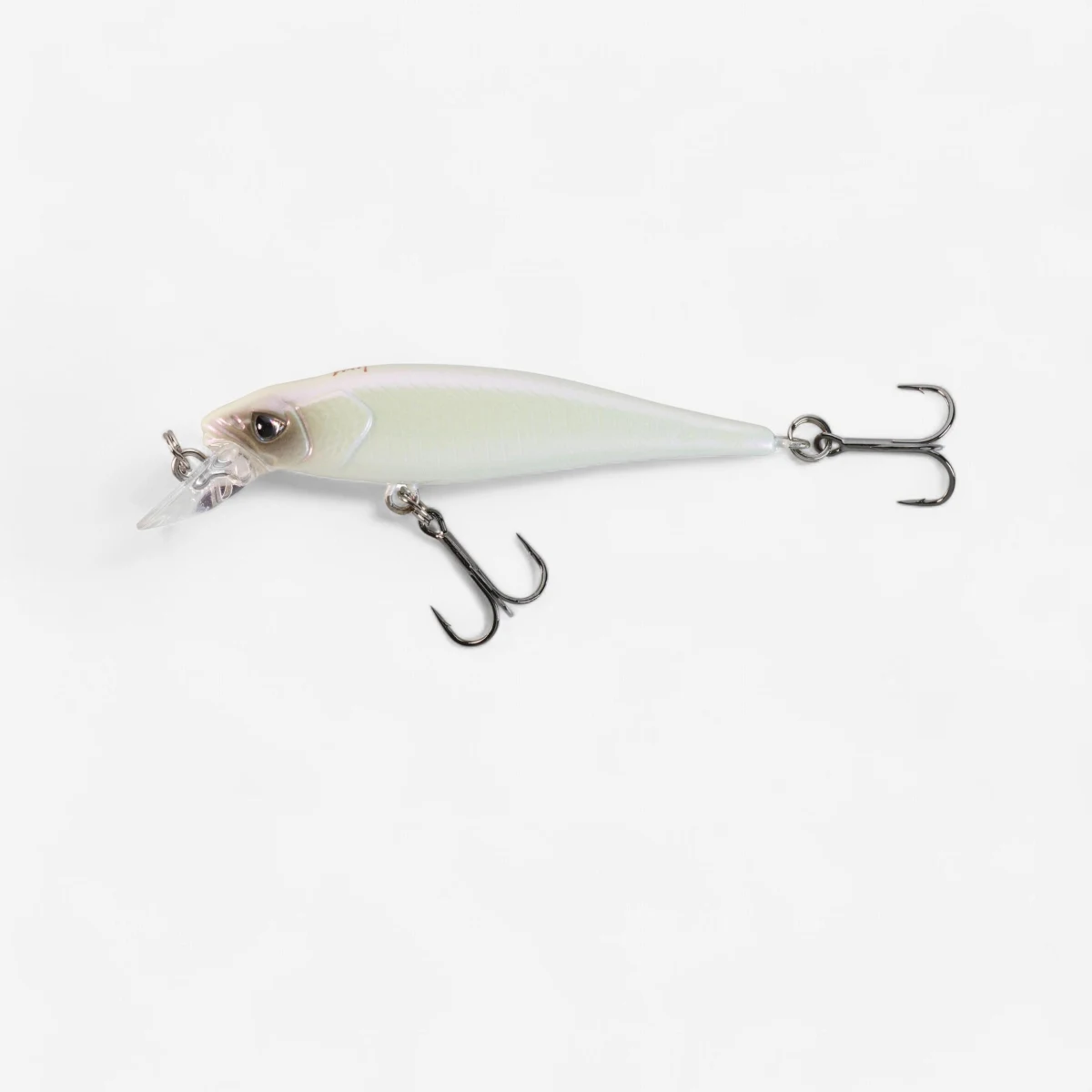 CAPERLAN Wobler Jerkbait Minnow WXM MNW 50 SP biely bez · záber 1