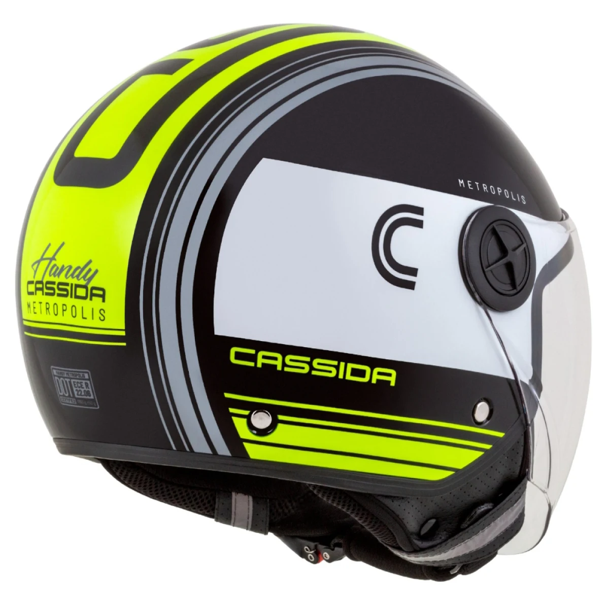 Cassida Handy Metropolis čierna/biela/žltá fluo/šedá XXL (61) · záber 4