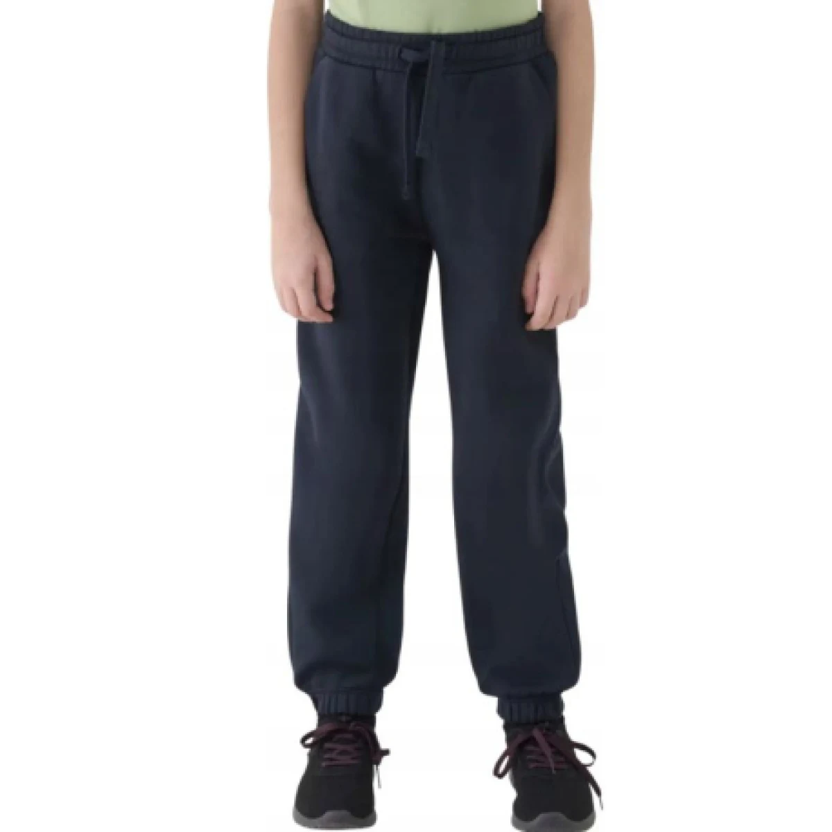 Chlapčenské zateplené tepláky 4F JUNIOR TROUSERS CAS M1510-4FJWMM00TTROM1510-31S-NAVY · záber 1