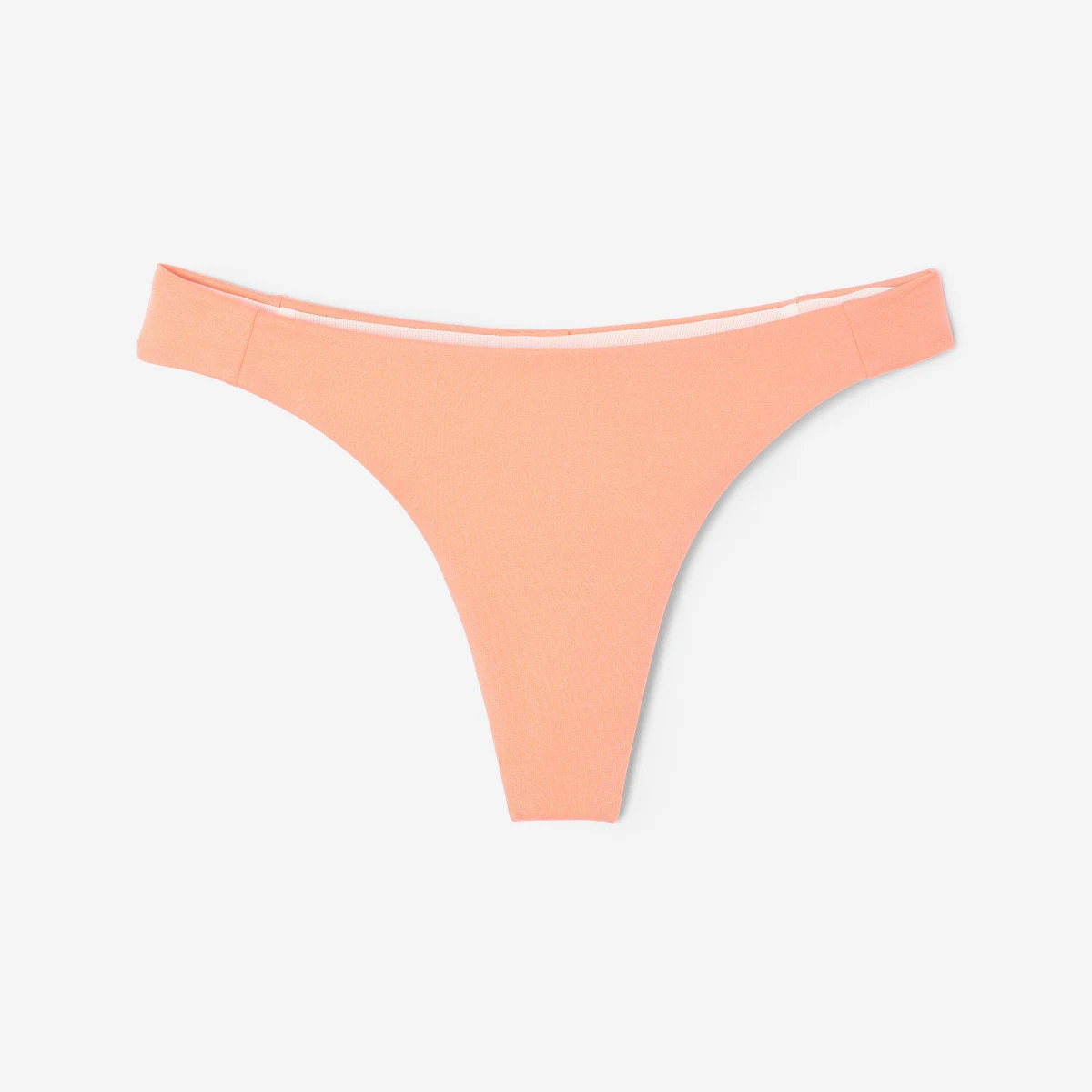 DECATHLON Spodný diel plaviek Naïs typu string koralovočervený M-L · záber 2