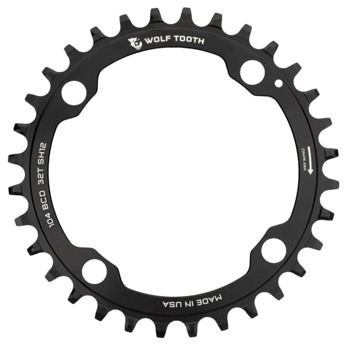 Wolf Tooth Převodník 104x32 Bcd Pro Shimano 12 Spd · záber 1