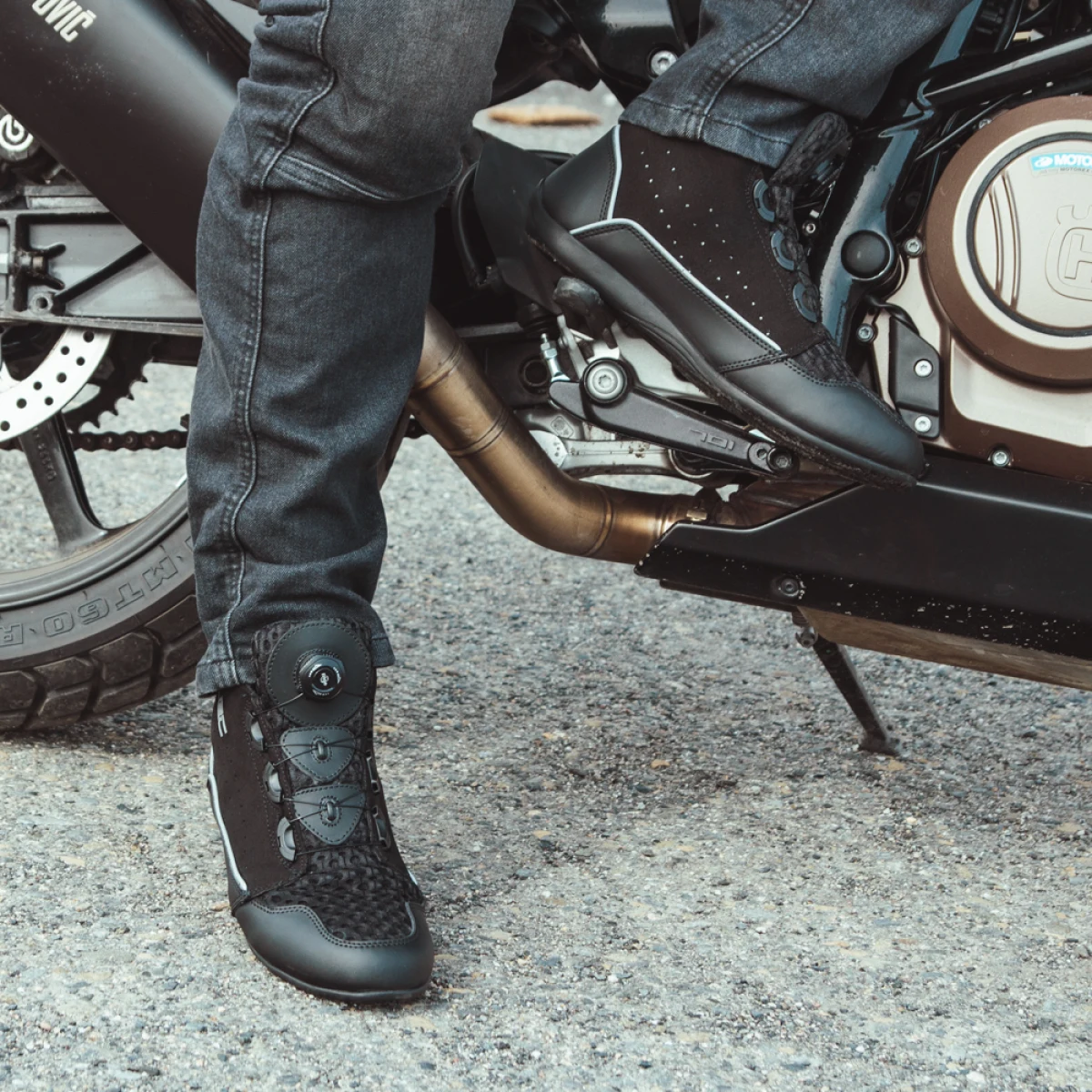 Moto topánky W-TEC Boankers Farba čierna, · záber 5