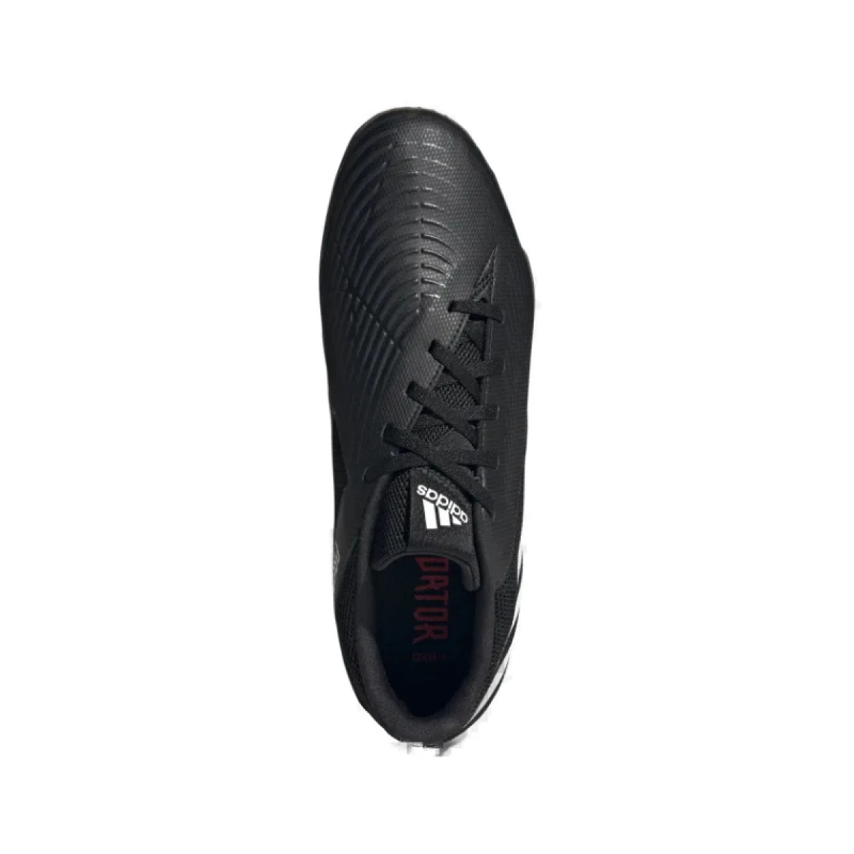Pánské halové fotbalové kopačky ADIDAS Predator Edge.4 M IC core black cloud white vivid red · záber 4