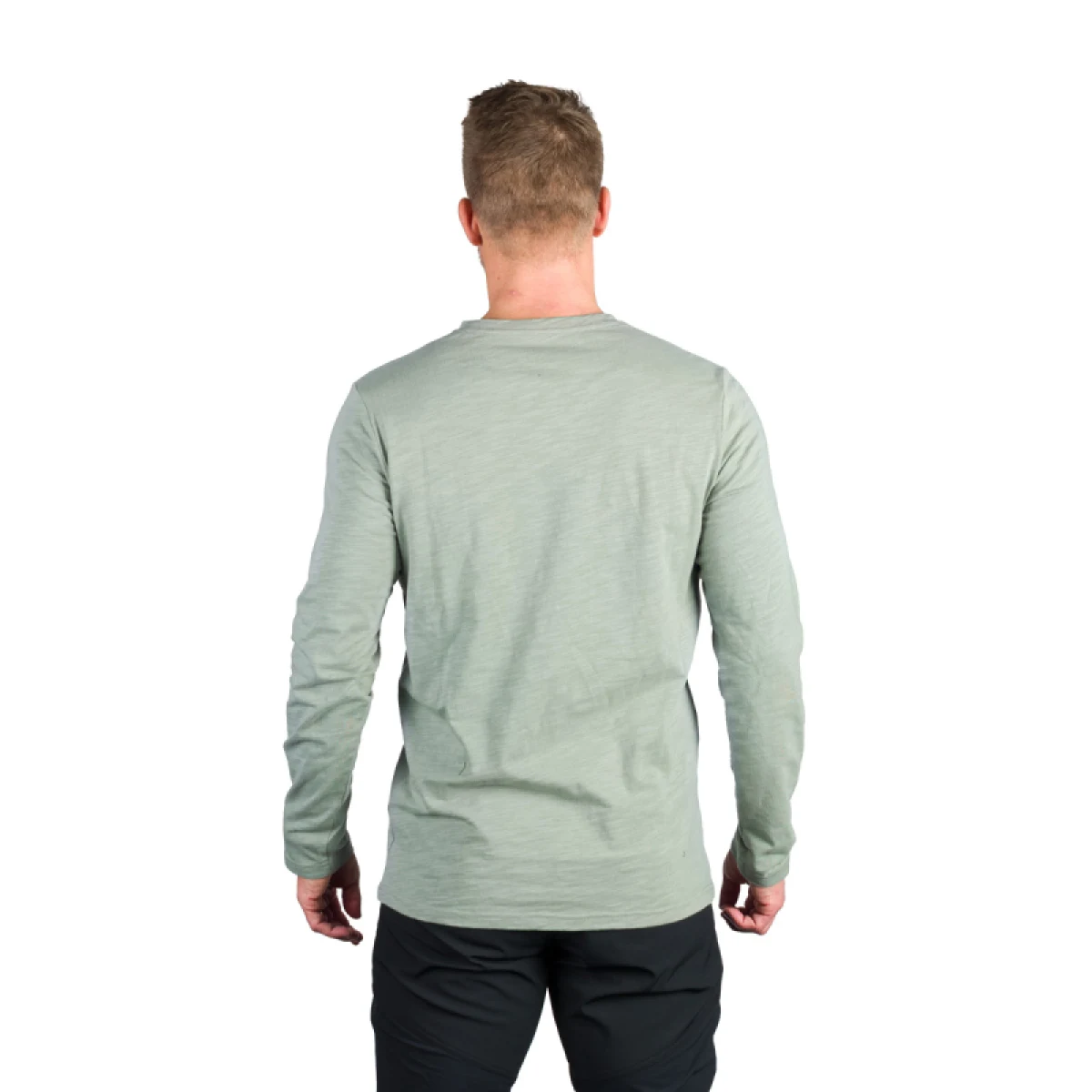 Pánske turistické tričko s dlhým rukávom NORTHFINDER DARU-333lightgreen · záber 4