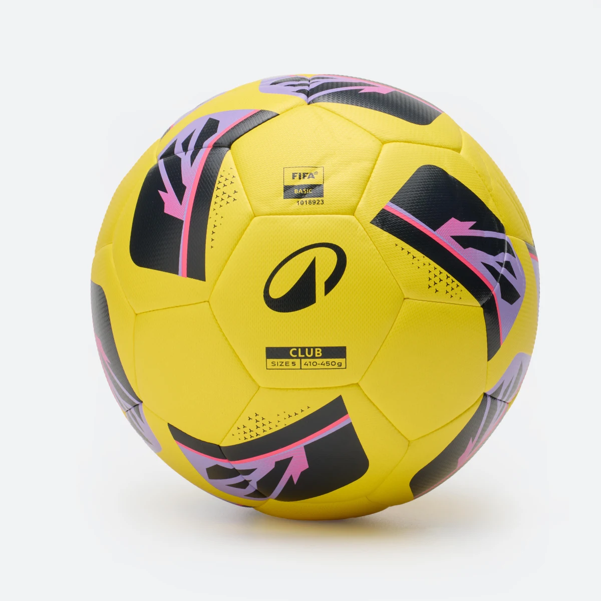 KIPSTA Futbalová lopta Hybride Fifa Basic Club veľ. 5 žltá 5 · záber 1