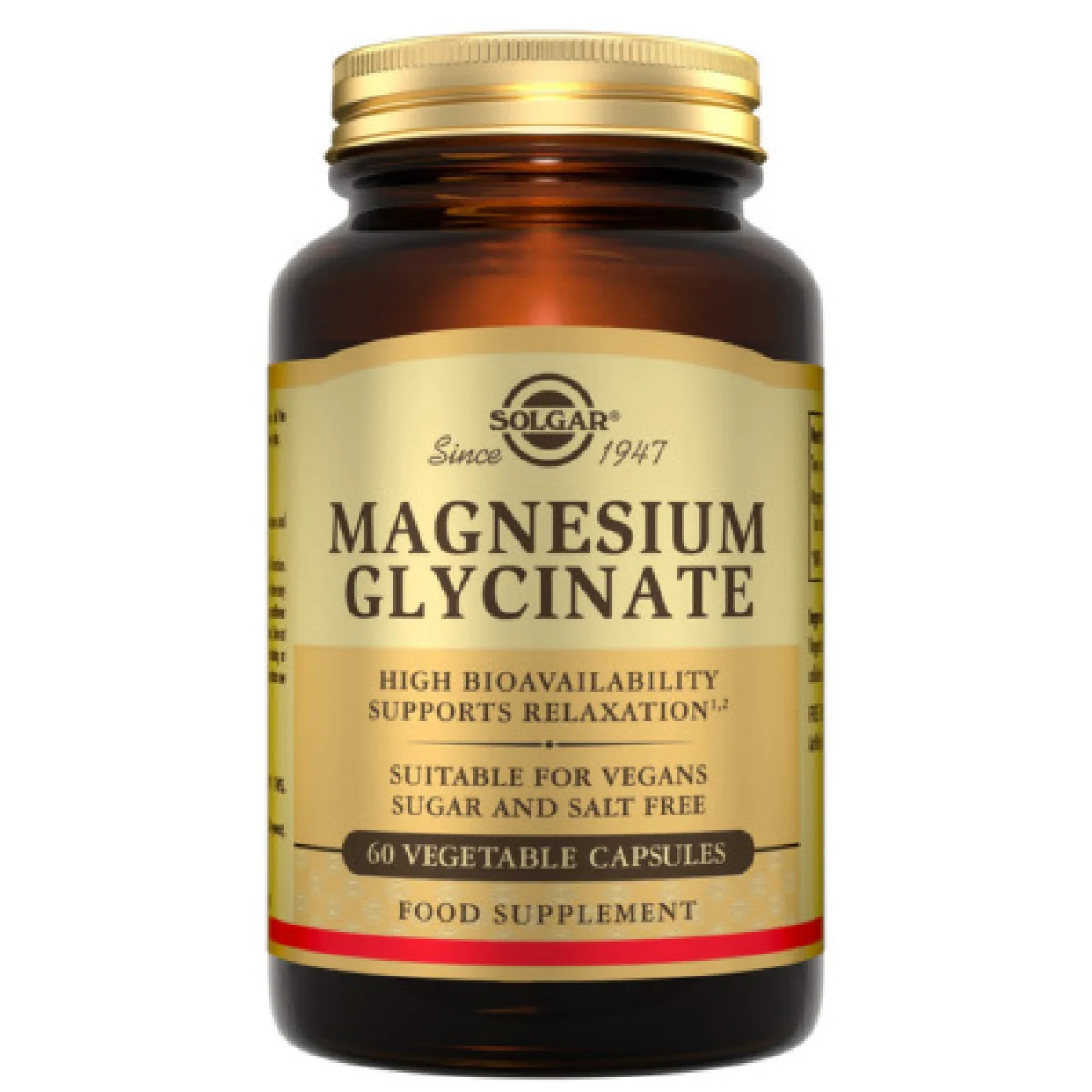 SOLGAR Magnesium glycinate 60 kapsúl · záber 1