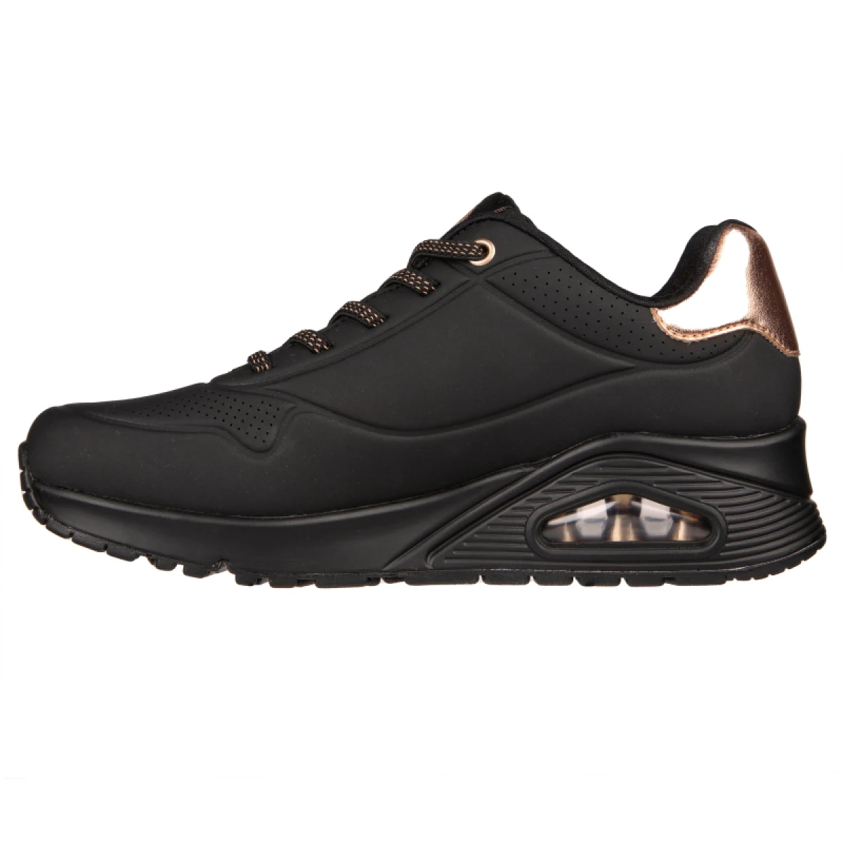Dámská rekreační obuv SKECHERS Uno Shimmer Away W black · záber 3