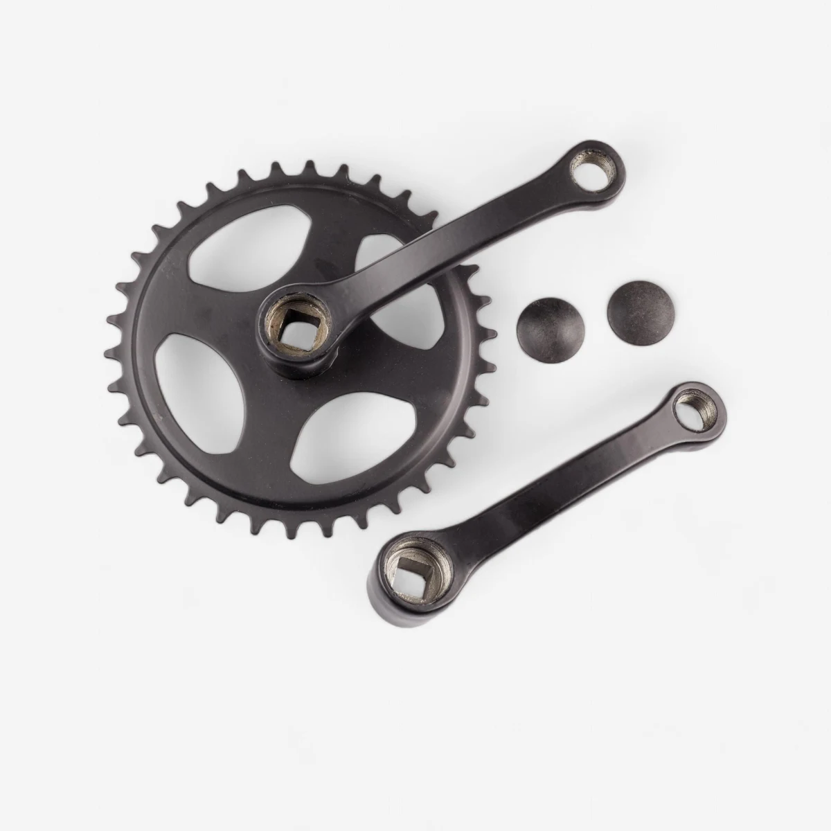 BTWIN Jednoprevodník 34 zubov s kľukami 114 mm bez · záber 1
