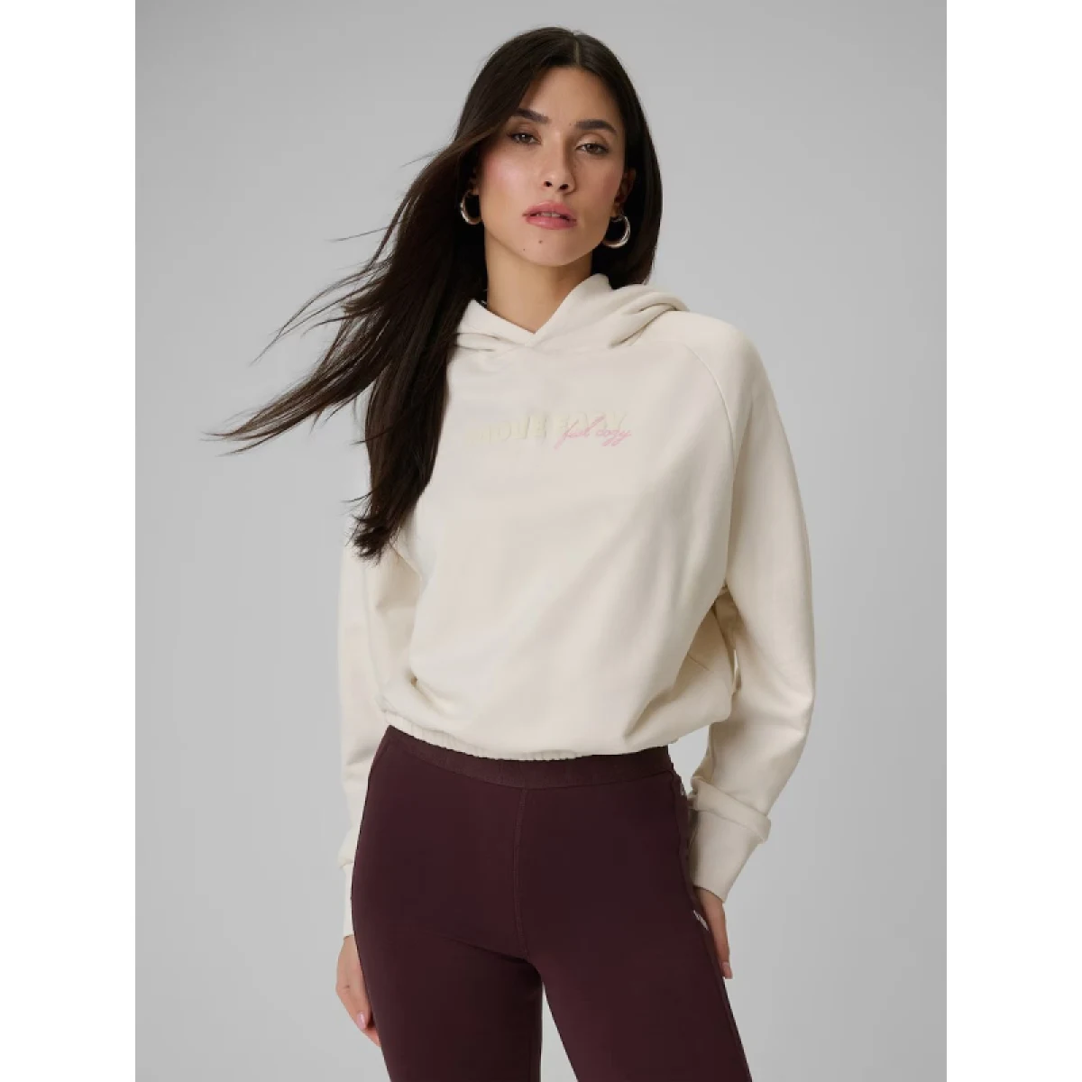 Dámska mikina s kapucňou 4F SWEATSHIRT F2175-12S-CREME · záber 2