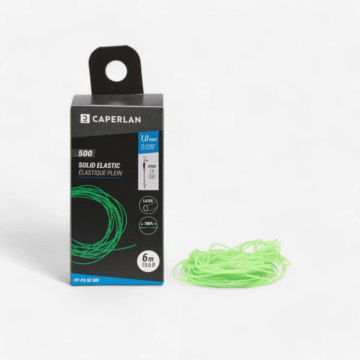 CAPERLAN Plný latexový amortizér PF PA SE 500 1 mm/6 m bez · záber 1