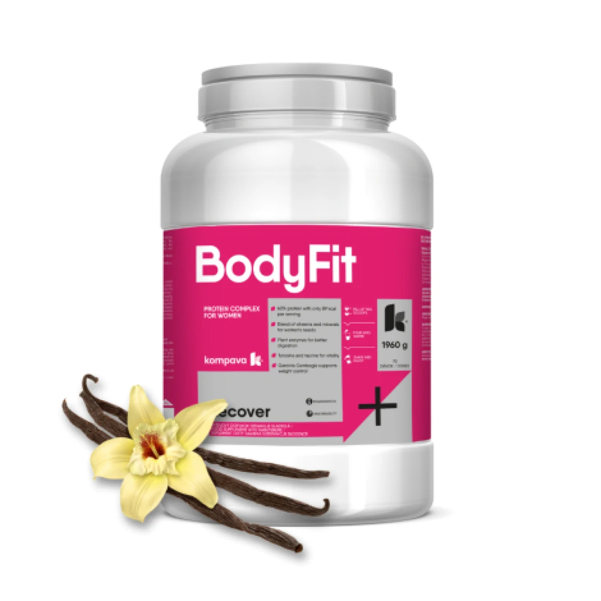 Kompava BodyFit 1960 g/70 dávok, vanilka · záber 3