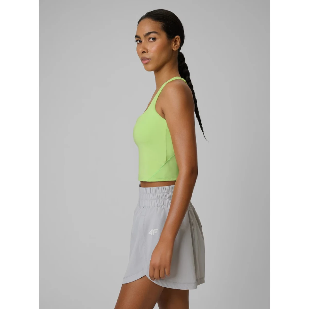 Dámský top s podprsenkou 4F SLEEVELESS FNK F0751-42S-LIGHT GREEN · záber 3