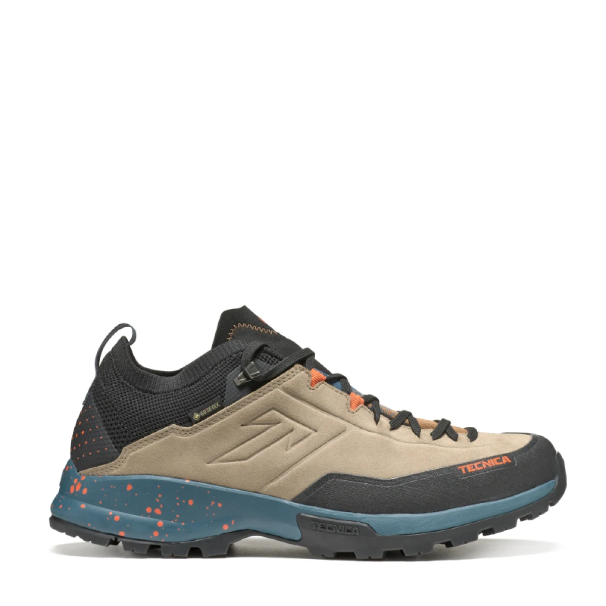 Pánská nízká turistická celokožená obuv TECNICA Forge Hike GTX Ms, sand icon orange · záber 2