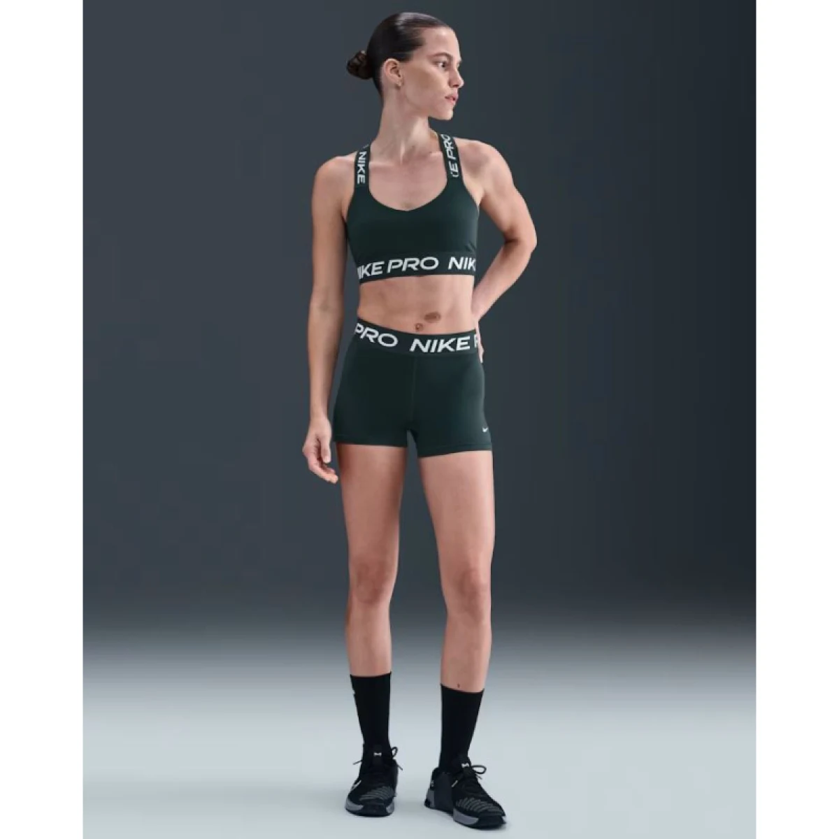 Dámska tréningová športová podprsenka NIKE PRO W NP BRA TT SEAWEED SEAWEED WHITE · záber 4
