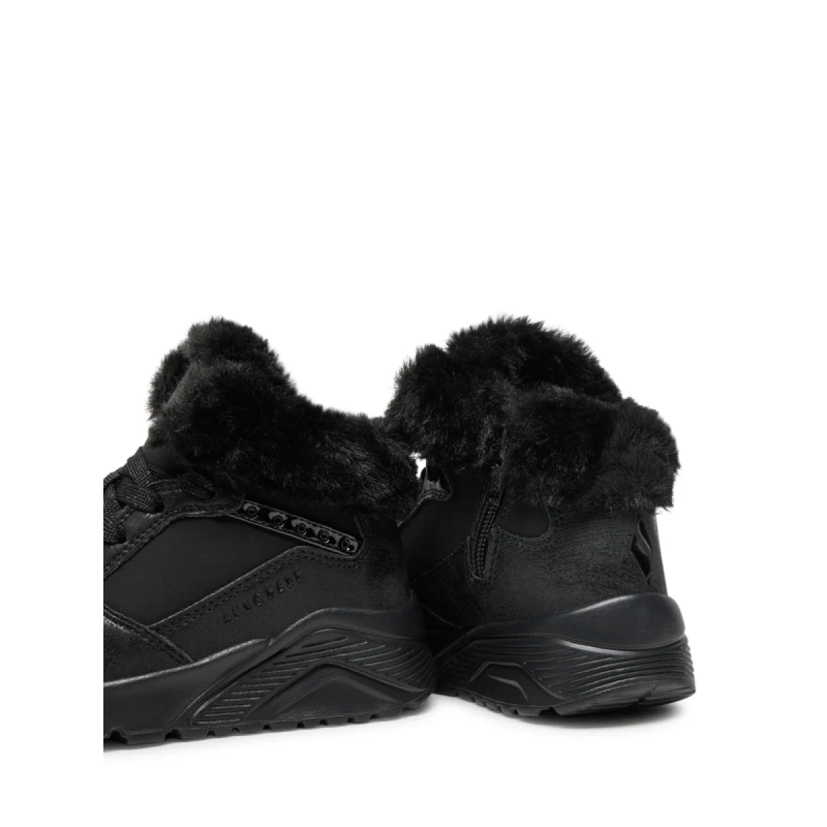 Dětské kotníkové zimní boty SKECHERS Uno Lite Comfurt Collar black black · záber 5