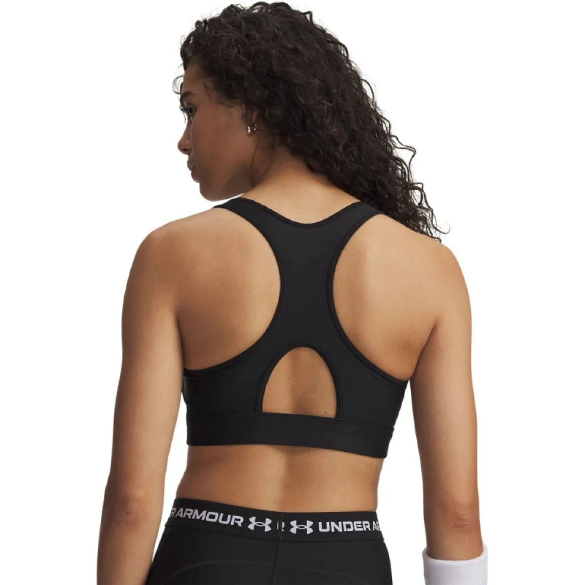 Kompresná podprsenka UNDER ARMOUR HeatGear Mid-BLK · záber 2