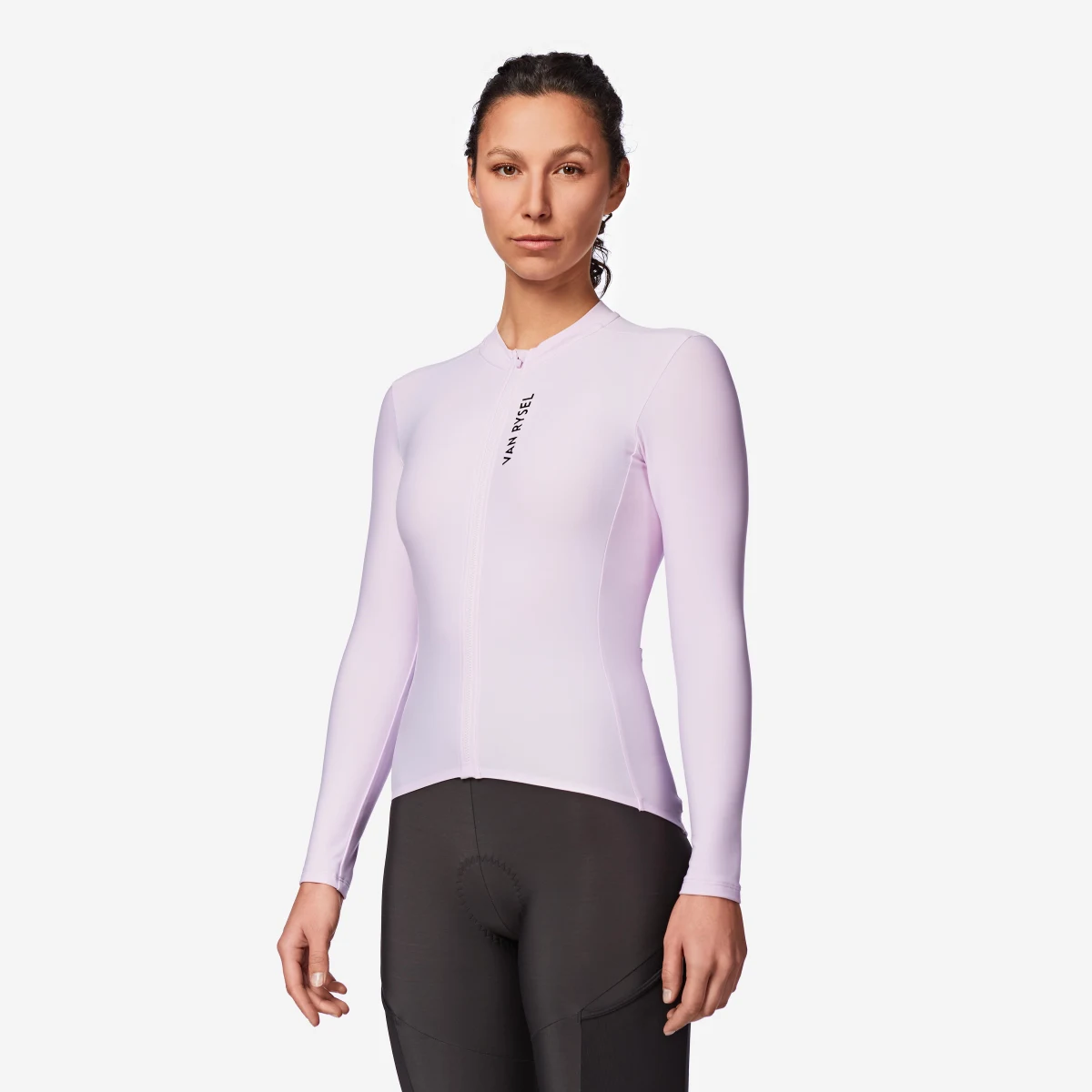 VAN RYSEL Unisex dres na cestnú cyklistiku Racer 2 dlhý rukáv medzisezóna fialový L · záber 2
