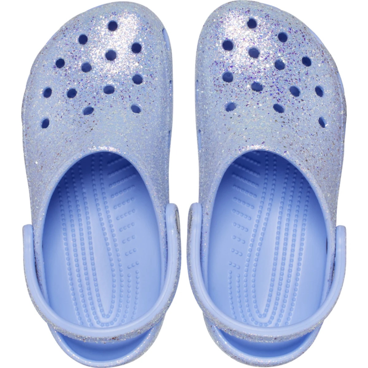 Kroksy (rekreačná obuv) CROCS Classic Glitter Clog moon jelly · záber 4