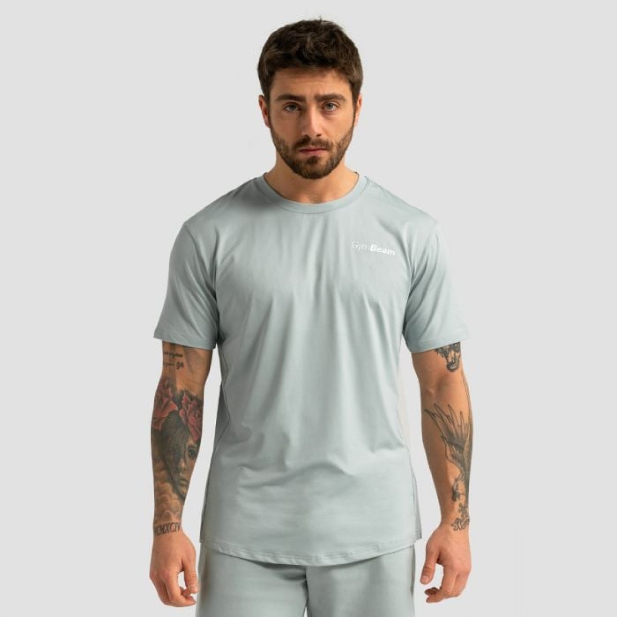 GymBeam Pánske športové tričko Limitless Eucalypt MM · záber 1