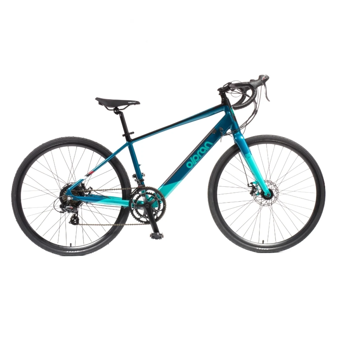 Olpran e-Gravel 28" - model 2026 modro-tyrkysová - 17" (155-175 cm) · záber 1