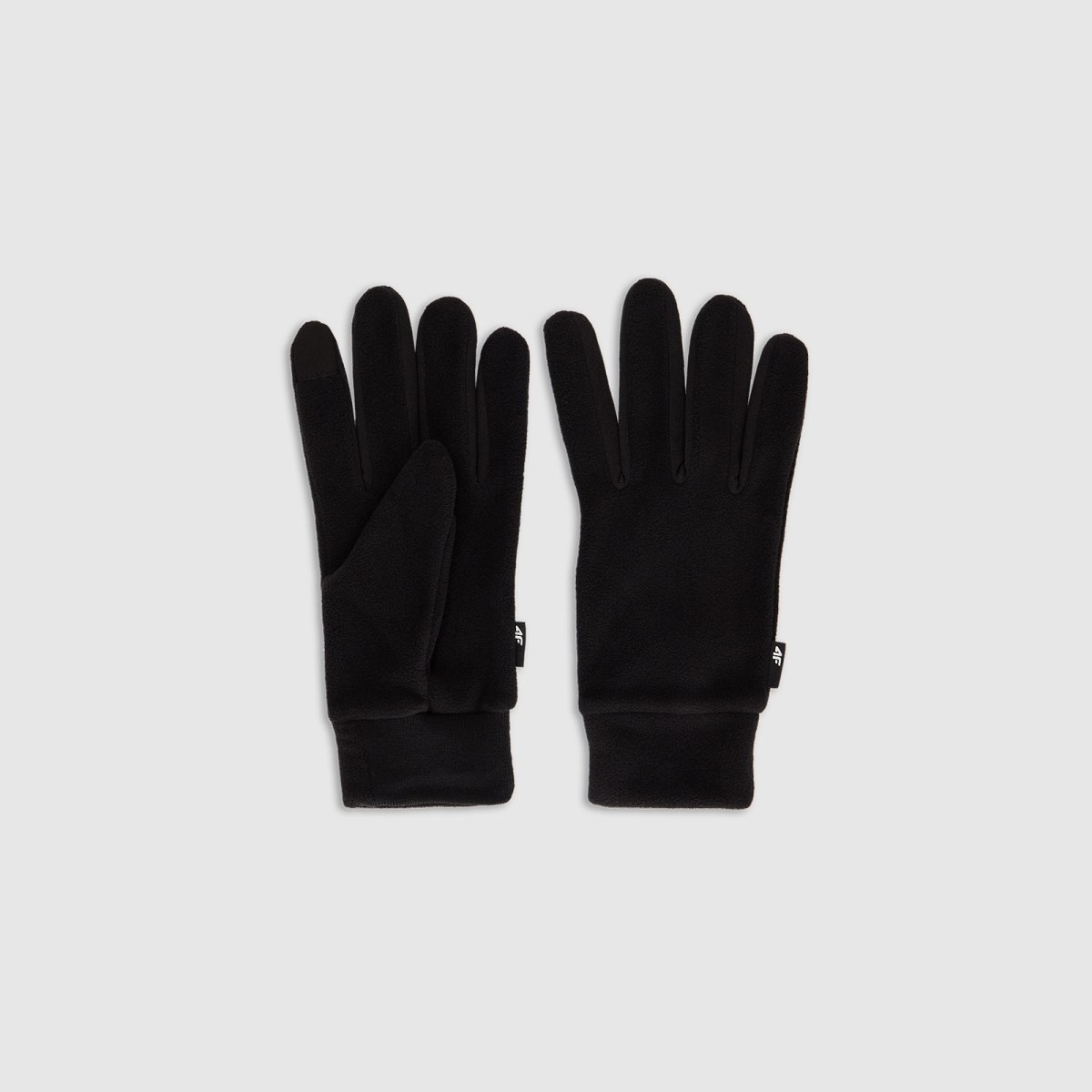 Unisex pletené rukavice Touch Screen - čierne · záber 1