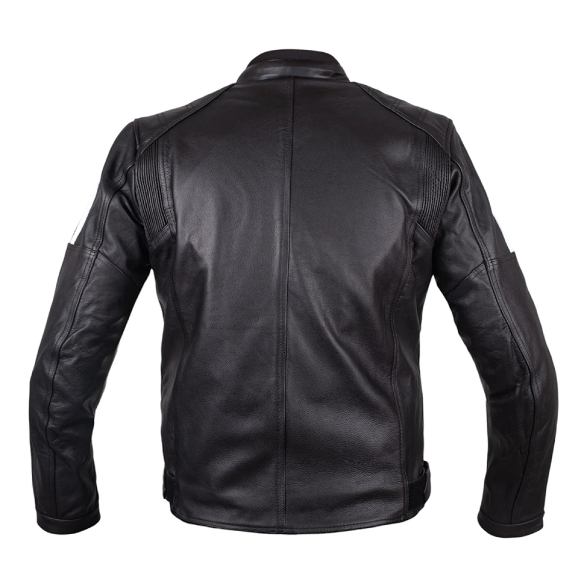 Kožená moto bunda W-TEC Helsin Farba čierno-biela, · záber 3