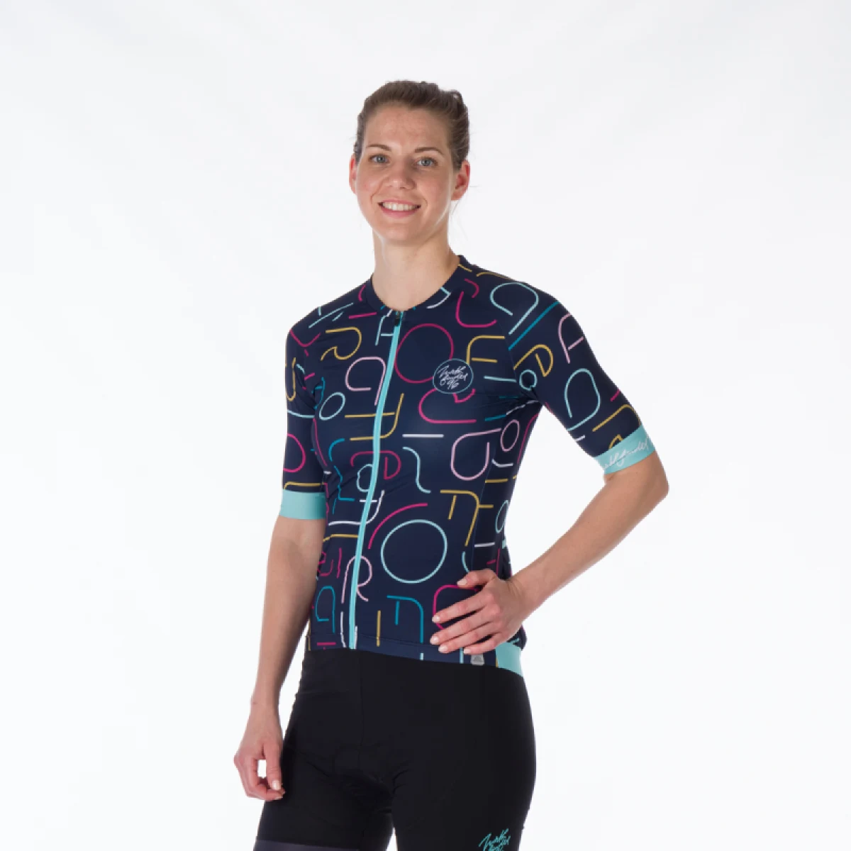Dámsky cyklistický dres s krátkym rukávom NORTHFINDER MARGARET · záber 2